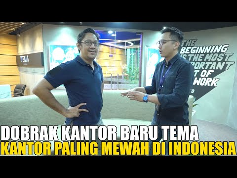 DOBRAK KANTOR BARU TEMA INDONESIA.. KANTOR TERMEWAH, TERMAHAL, TERKEREN DI INDONESIA