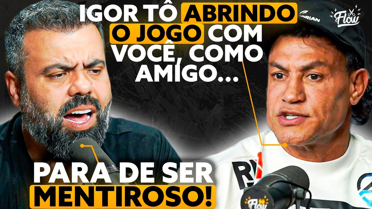 POPÓ ABRE O CORAÇÃO no Flow mas RESPOSTA de Igor SURPREENDE