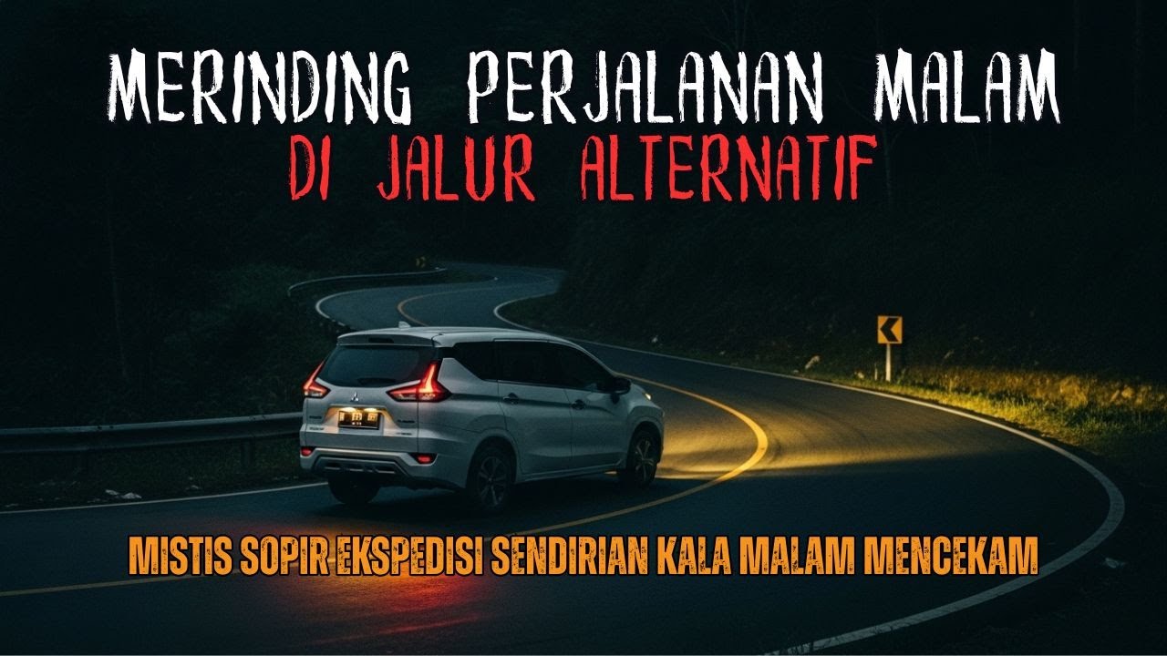 MERINDING PERJALANAN MALAM SOPIR EKSPEDISI! MISTIS SAAT LEWAT JALUR ALTERNATIF DI TENGAH HUTAN