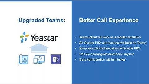 Yeastar Webinar - Learn how to integrate Microsoft Teams with your Yeastar PBX