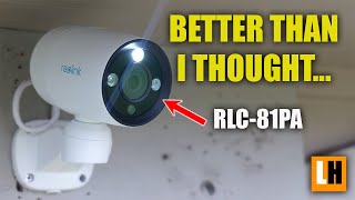 Reolink RLC-81PA Review - 4K 180° Pan Tracking Security Camera