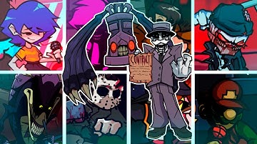 DEATH TOLL but Every Turn a Different Character Sings🎙 (FNF Death Toll but Everyone Sings It)