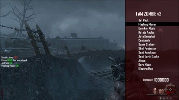 BLACK OPS 2 ZOMBIES MOD MENU CRAZY!!!!! (I AM ZOMBIE v2)