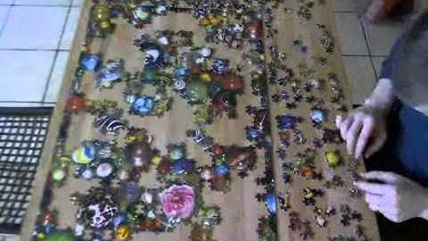 #16 - Jigsaw puzzle time-lapse (1000 double-sided pieces, Marbles)