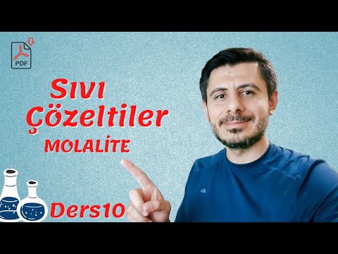 MOLALİTE | SIVI ÇÖZELTİLER | AYT - KİMYA #10