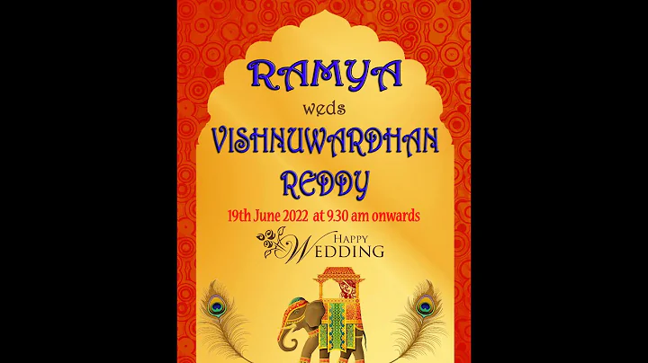 Ramya weds Vishnuwardhan Reddy
