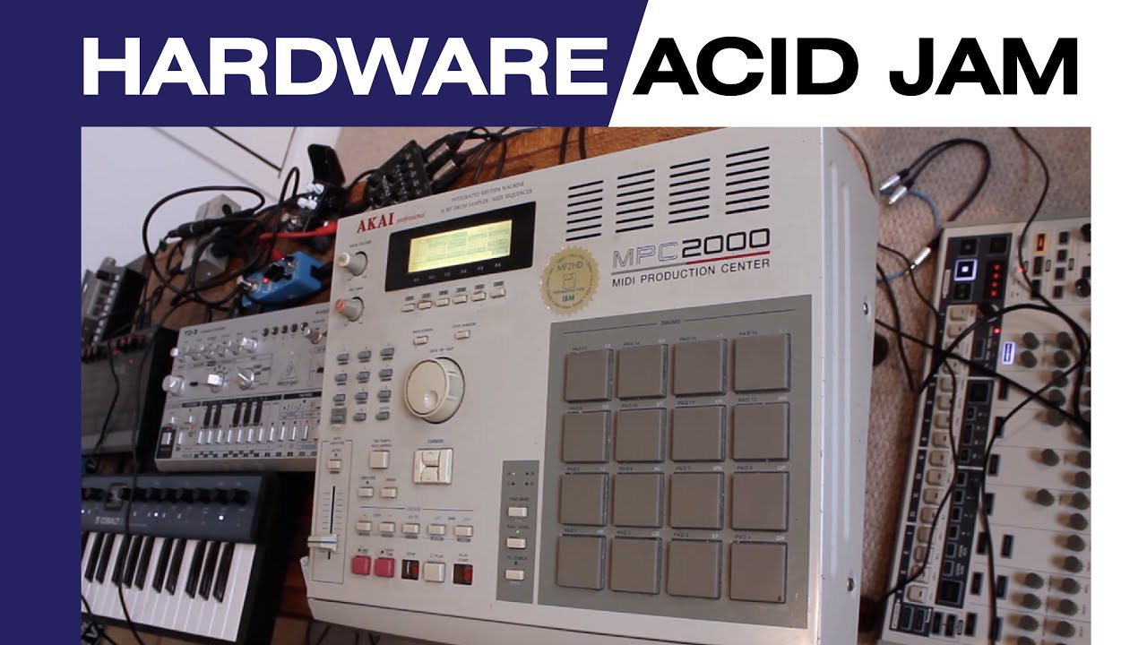 Acid Jam with MPC 2000 / RD9 / TD3 / Cobalt 5s / Uno Synth - YouTube