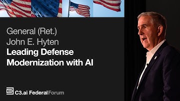 Breaking Procurement Barriers: Gen. Hyten on Scaling AI Across the DoD | C3 AI Federal Forum 2025