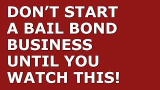 How to Start a Bail Bond Business | Free Bail Bond Business Plan Template Included