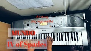 Mundo - IV of Spades - Piano cover - with lyrics chords