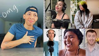lady gaga, billie eilish, celine dion & others singing songs for one world: together at home