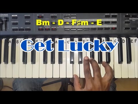 Vibrate translator Pack to put How To Play Get Lucky by Daft Punk - Easy Piano Chords Tutorial for  Beginners - YouTube