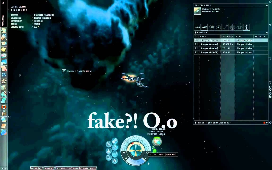 The fastest ship in EVE Online YouTube