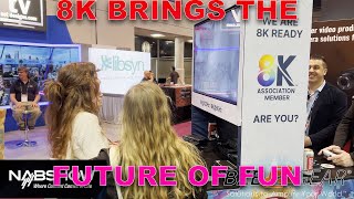 Taking a Look at the 8k and 4k Gaming Station at the BZBGEAR Booth | NAB Show 2024