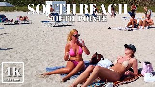 SOUTH POINTE SOUTH BEACH, MIAMI BEACH FEBRUARY 2024 4K UHD 60FPS FLORIDA USA