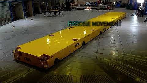 Largest AGV (automatic guided vehicle) for the aerospace sector.