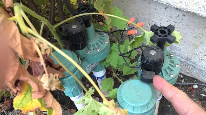 Manually Turning on a Sprinkler Valve