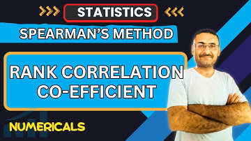 Rank Correlation Coefficient | Spearman