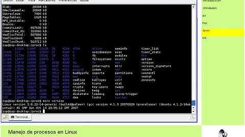 Manejo de procesos en Linux |  | UPV