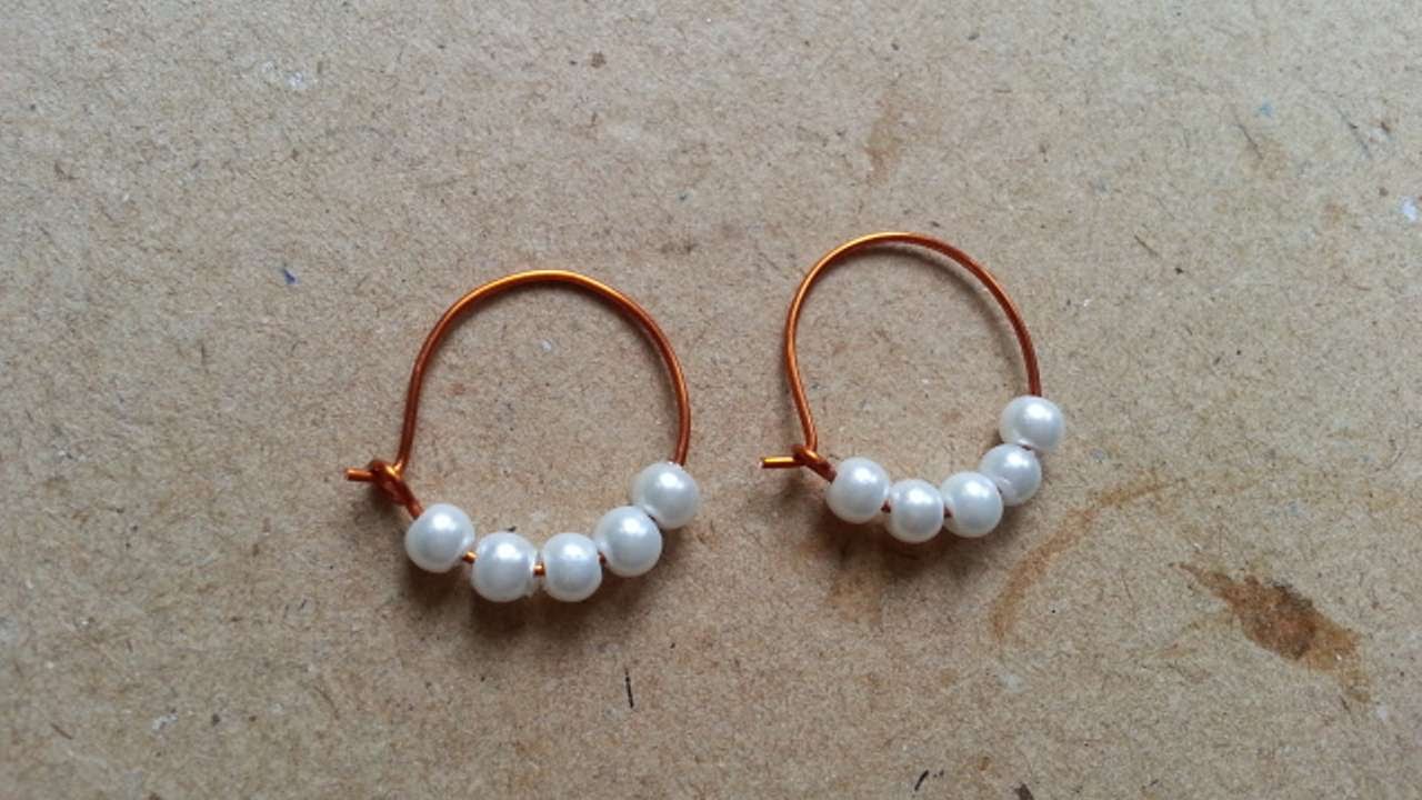 How To Make Beaded Hoop Earrings Diy Style Tutorial Guidecentral How To Make Beaded Hoop Earrings Diy Style Tutorial Guidecentral