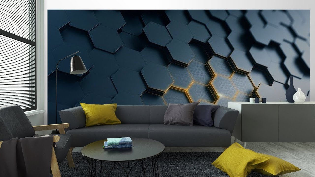 50 paneles de pared 3D | Ideas de decoración de paredes interiores en