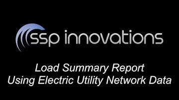 Esri Utility Network - Load Summary Report Using Electric Network Data