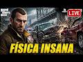A FÍSICA QUE O GTA V NÃO SUPERA! 🚗💥 GTA IV no PS3: O Caos continua!