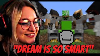 Nihachu Reacts to Dream's Minecraft Speedrunner VS 5 Hunters FINALE REMATCH