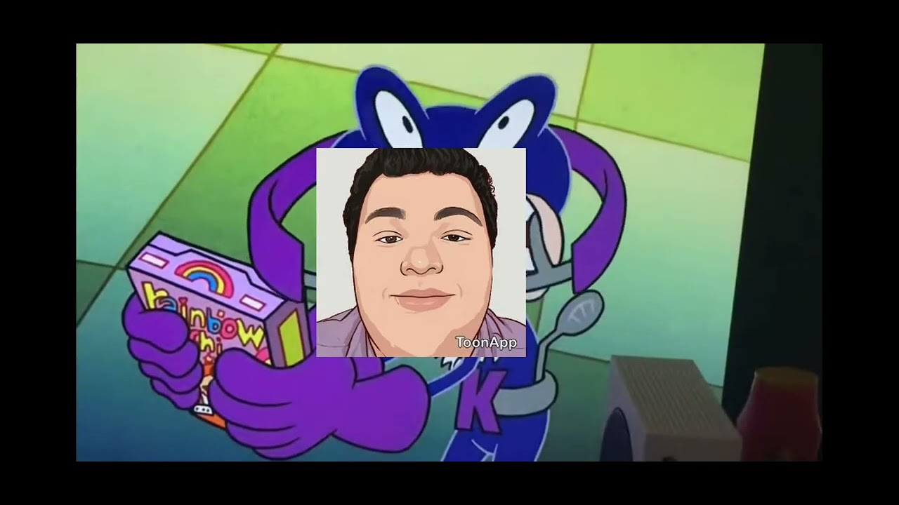 creepy ghost character and all character beat up on df network for punishment