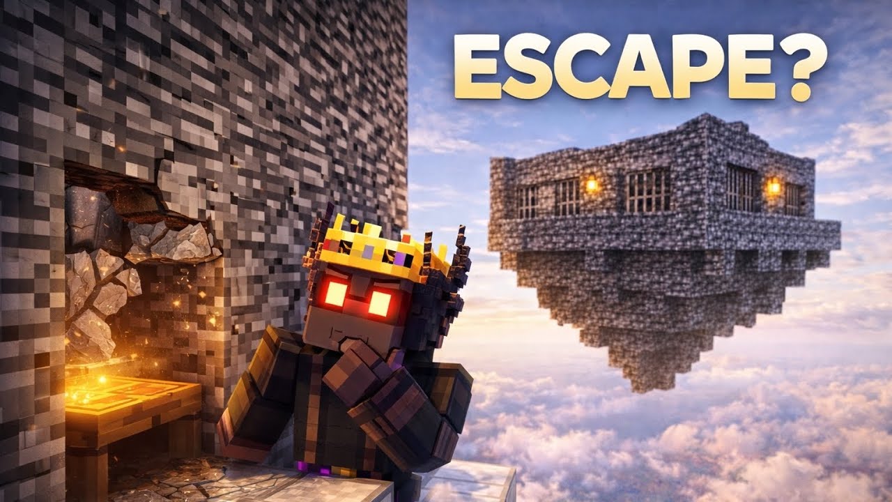 I’m Trapped in a Bedrock Prison 😨 | Can I Escape?