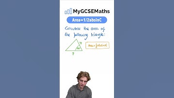 Area=1/2absinC | GCSE Maths 2025