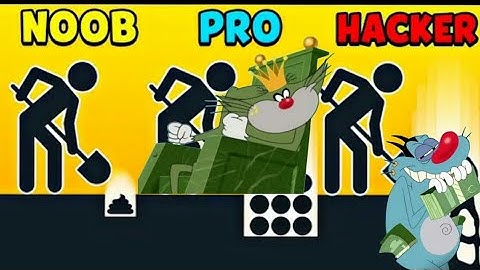 Oggy and Jack Can Survive in Dig Deep Game| APOINTALEX GAMING | Oggy gaming |