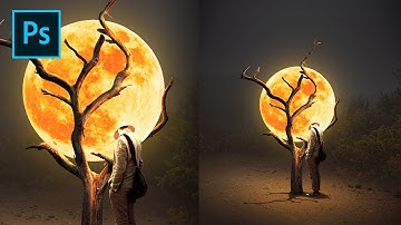 Surreal Moonlight - Photoshop Manipulation Tutorial Processing