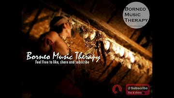 1 Hour Traditional Borneo Instrumental Music with Authentic Crickets Sounds | Relaxing Music