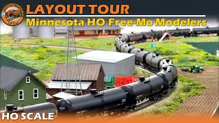 Minnesota HO FreeMo Modelers Layout Tour