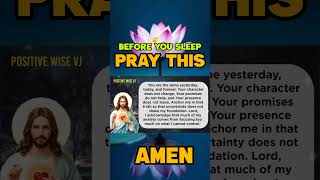 Bedtime Prayer Before Going to sleep | Short Prayer Before going to Bed #shorts #prayer #viral