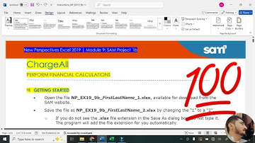 New Perspectives Excel 2019 | Module 9: SAM Project 1b #ChargeAll #excelmodule9samproject1b #module9