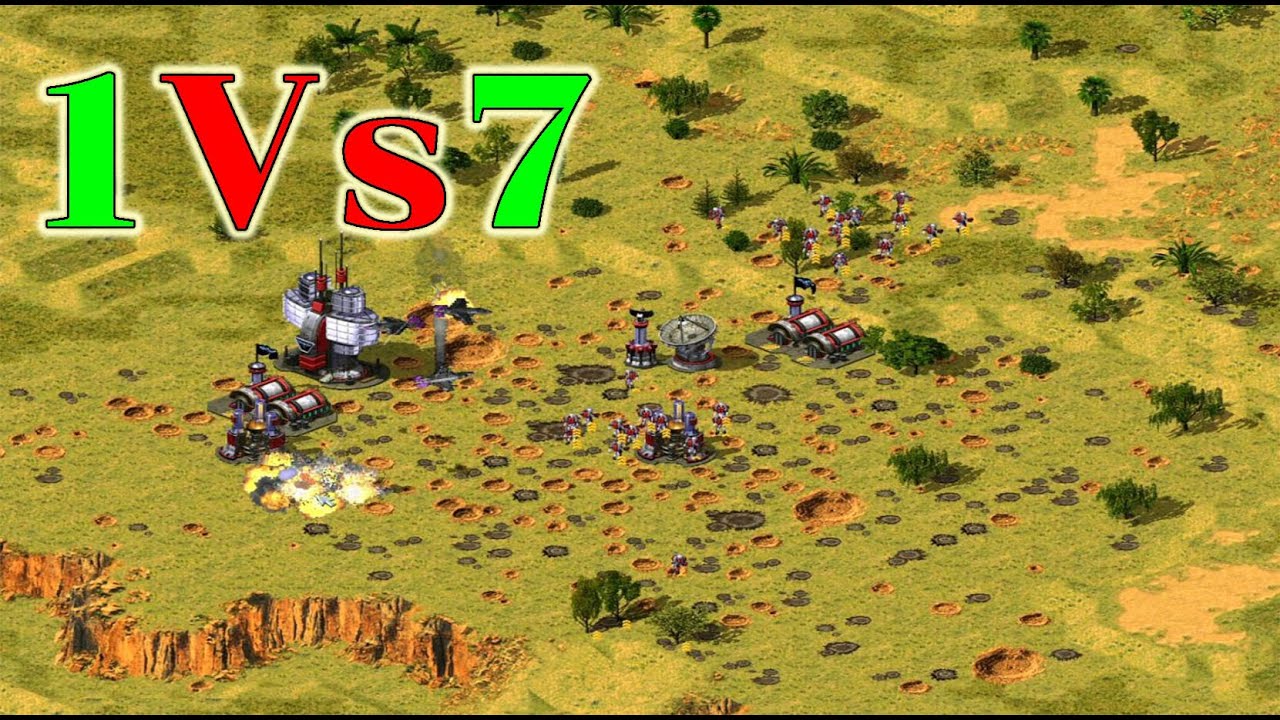 Red alert 2  💪 1 VS 7  +Superweapons   Ep48