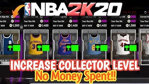 NBA 2K20 MyTeam - How to increase collector level fast (no money spent!)