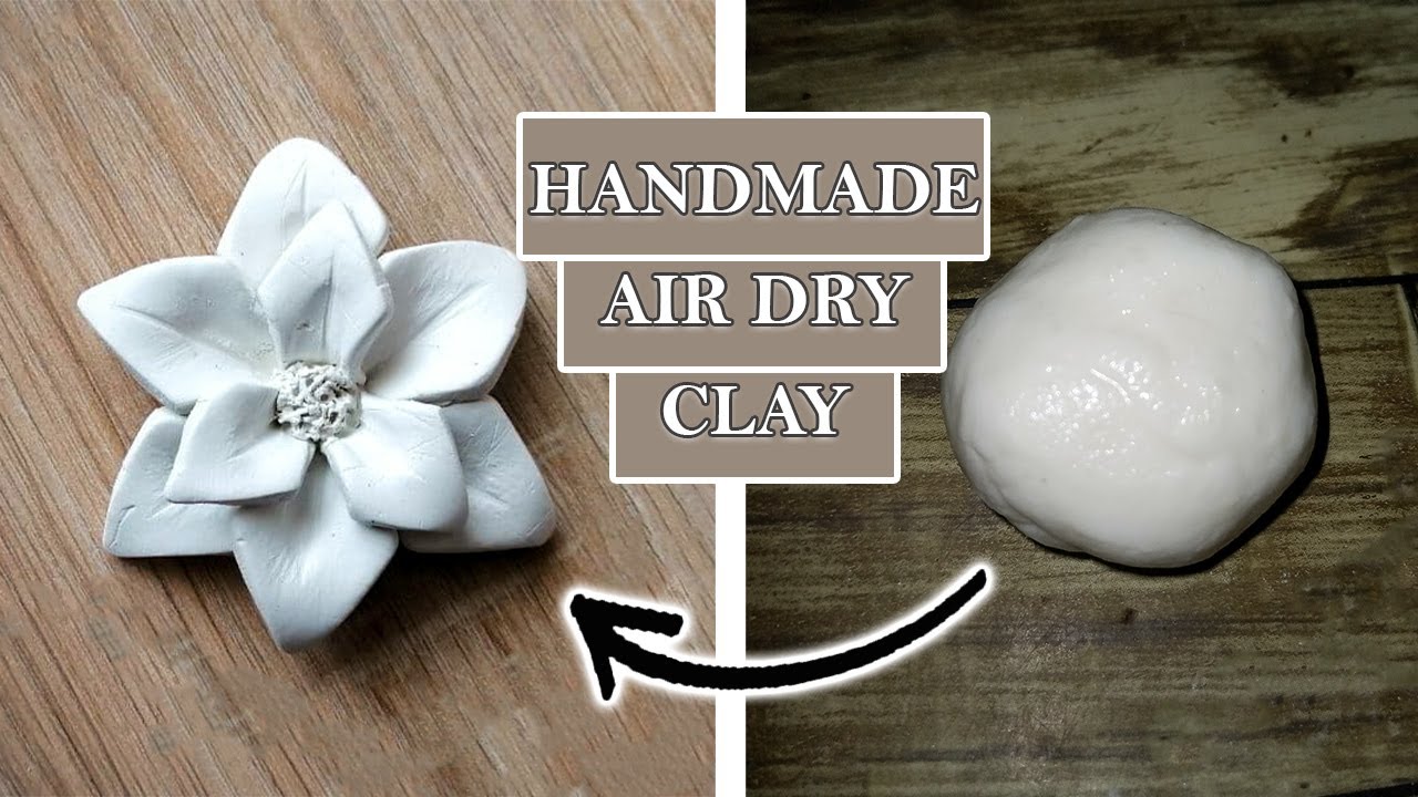 How to Make Air Dry Clay: No Cooking Required! (For flat projects