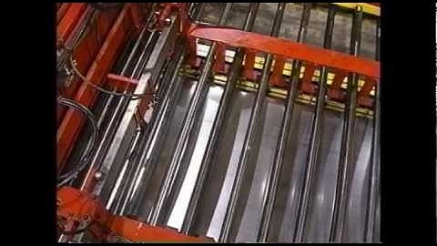 Cut-To-Length Lines process up to .135" (3.5 mm) x 72" (1829 mm) Built by Red Bud Industries