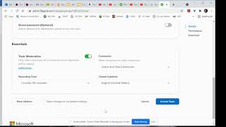 Creating a topic in Flipgrid