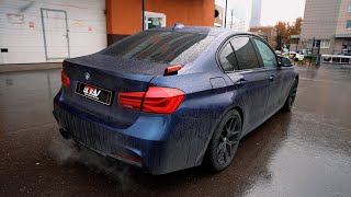 ИИ или РЕАЛЬНОСТЬ? Звук М-ки на BMW F30 2.0 | ДВУХРЕЖИМНЫЙ глушитель, ПАЙП, насадки