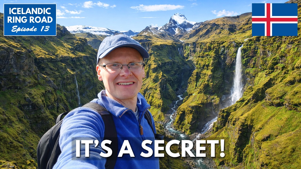 ICELAND’S MOST SPECTACULAR CANYON: Fantasy World of Múlagljúfur 🇮🇸 — Hangandifoss — video poster