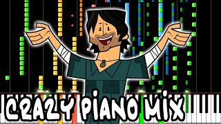 Crazy Piano Mix! TOTAL DRAMA ISLAND Theme chords