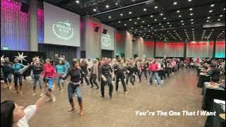You’re The One That I Want Line Dance | WORLDS GOLD 2024 | Choreography Beginner 1st Place 🥇