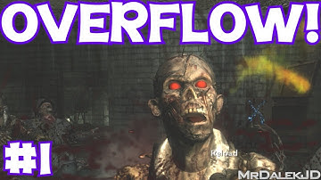 "INFESTED SEWERS!" - Custom Zombies "OVERFLOW" PART 1 (CoD WaW Custom Zombies)