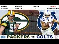 NFL WEEK 11: Green Bay Packers vs Indianapolis Colts: Game Audio/Scoreboard/Reactions