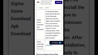 HOW TO DOWNLOAD SIGMA (FF LITE) screenshot 5