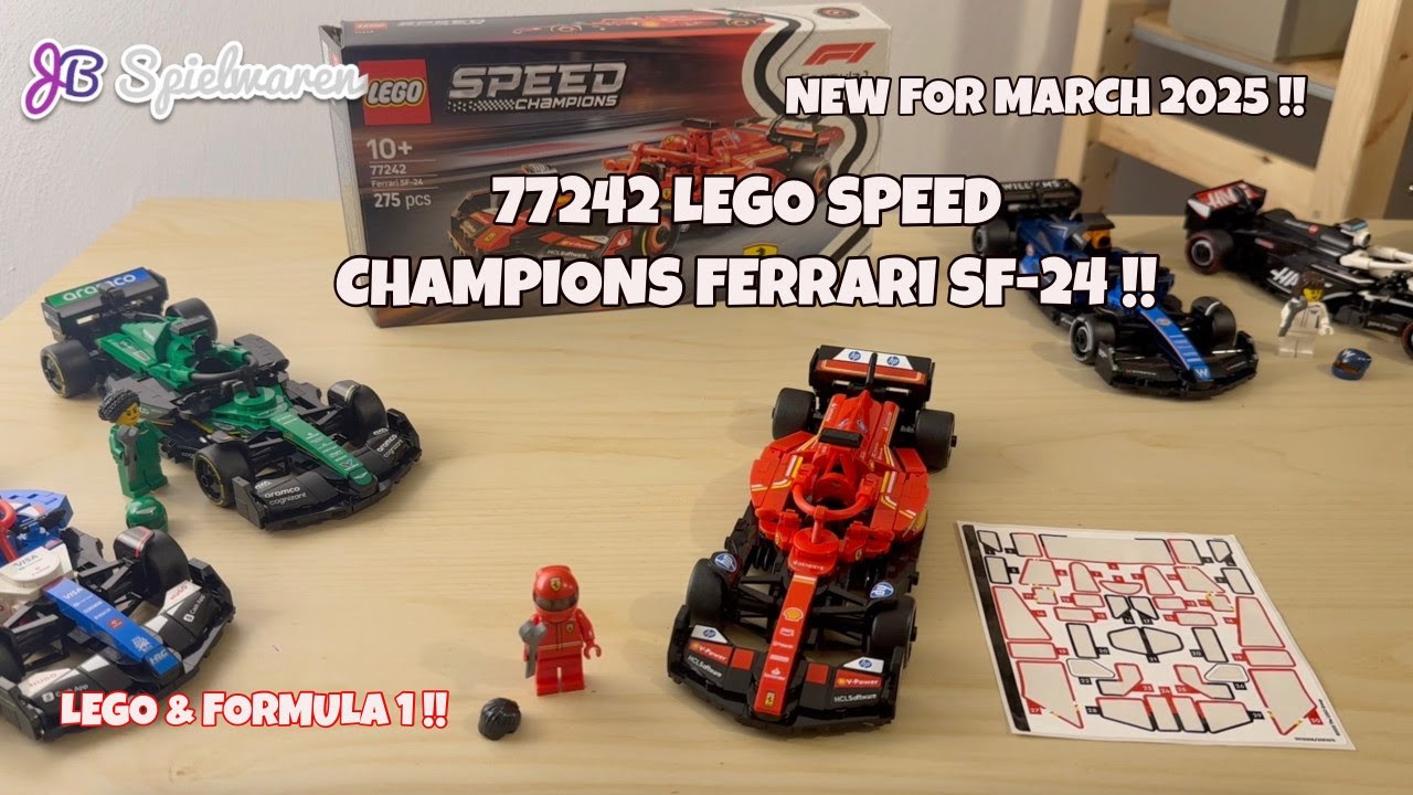 ココアサンド LEGO & F1: brand new Speed Champions F1 Ferrari 77242! Early